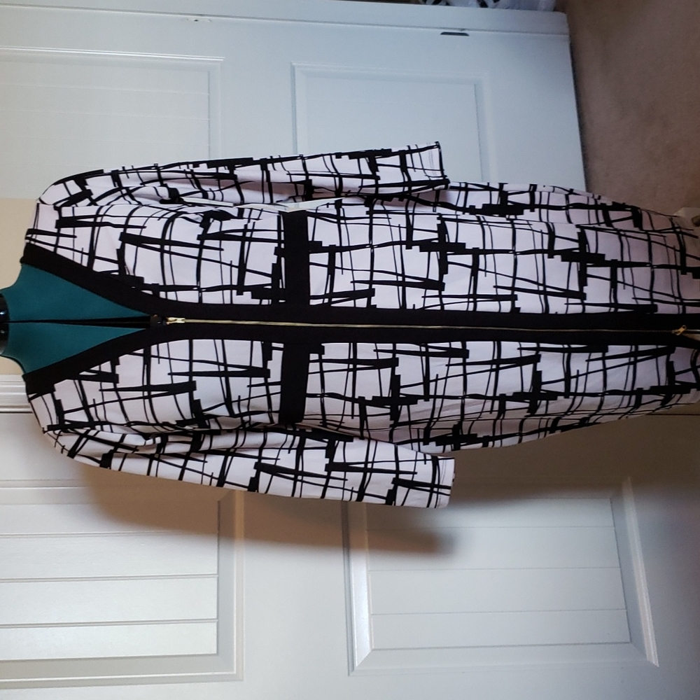 Abstract print dress